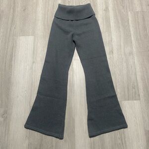 SHEIN Charcoal Knit Leg Warmers